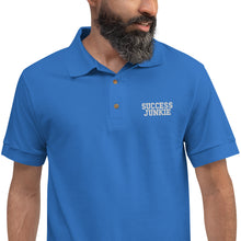 Load image into Gallery viewer, Embroidered Success Junkie Polo Shirt