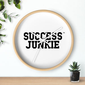Success Junkie Wall clock