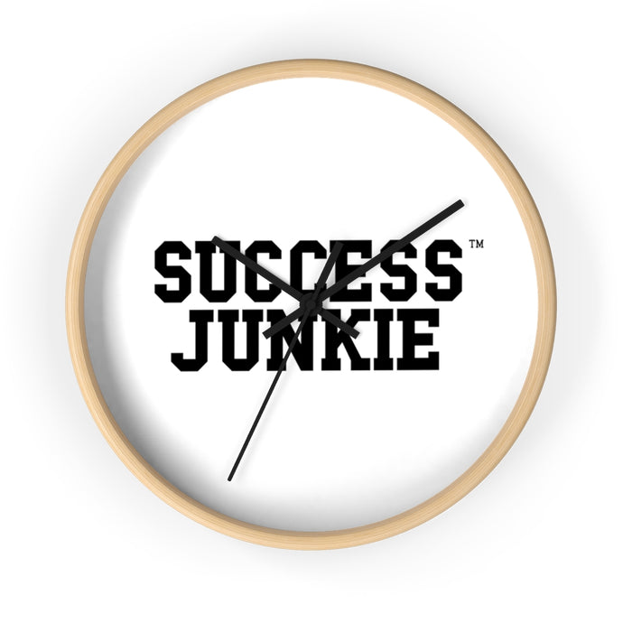 Success Junkie Wall clock