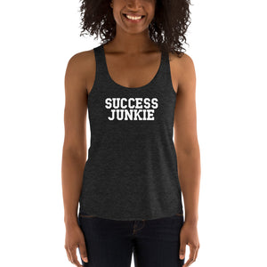 Women's Success Junkie Tri-Blend Racerback Tank