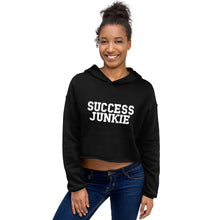 Load image into Gallery viewer, Success Junkie Crop Hoodie