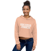 Load image into Gallery viewer, Success Junkie Crop Hoodie