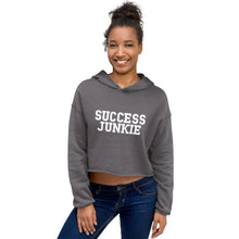 Load image into Gallery viewer, Success Junkie Crop Hoodie